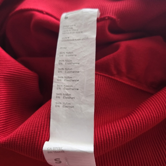 Fabletics Leggings sz Small Red - Picture 4 of 4